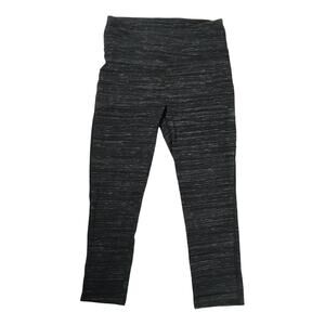 RBX‎ Leggings Crop Activewear Workout Pants Spacedye Black Gray Women's Small